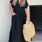 🔥BUY 2 GET 30% OFF💗Slit v-neck effortless maxi long dress