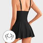 🔥LAST DAY SALE - ONLY £13.99!!⚡50K+ SOLD!👙Women's One Piece Tummy Control Tie Knot Swimsuit