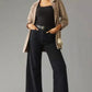 ⭐2025 Best Selling Jeans-49% OFF👖Tummy Control Cropped Wide-Leg Jeans
