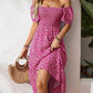 🌈2026 Summer Hot Sale 50% OFF!✨Square Neck Floral Midi Dress🌸
