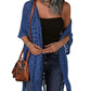 🔥This Week's Special Price: £14.99!!😍Women’s Oversized Knit Cardigan – Lightweight Crochet Tassel Kimono for Spring & Summer 🌸