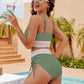 ⏰Last Day Promotion - 2025 High Waisted Tummy Control Color Block Bikini Sets