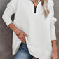 🎉2026 Hot Sale 60% OFF💞🔥Women's Half Zip Sweatshirt Hoodless Hoodie Stand Collar Top