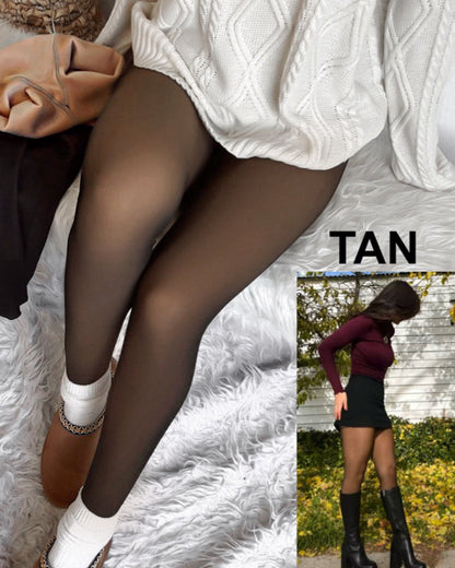 ❄️Christmas Sale✨Translucent Polyester Lined Tights