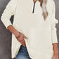 🎉2026 Hot Sale 60% OFF💞🔥Women's Half Zip Sweatshirt Hoodless Hoodie Stand Collar Top