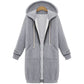 ⏰Early Autumn Sales 49% OFF🍂Women‘s Casual Zip up Fleece Long Hoodies