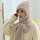 ❄️ Winter Hot Sale-50% OFF🎄Winter Versatile Knitted Hooded Scarf For Women