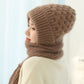 ❄️ Winter Hot Sale-50% OFF🎄Winter Versatile Knitted Hooded Scarf For Women