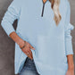 🎉2026 Hot Sale 60% OFF💞🔥Women's Half Zip Sweatshirt Hoodless Hoodie Stand Collar Top