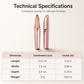 💕LAST DAY SALE ONLY ￡7.99!!✨ Precision Brow Trimmer Pen – LED Light Electric Eyebrow Shaper For Effortless Grooming