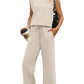 ⏳ 50% OFF⏰2026 New Women's Sleeveless Top & Wide-Leg Pants 2-Piece Set