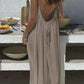🥳2026 HOT SALE🥳💞50K+ SOLD!💖LAST DAY SALE 50% OFF!💃Women's Solid Color Backless Cami Dress