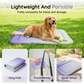 ⏰LAST DAY SALE ONLY￡7.99!!❄Pawchill™🇬🇧Pet Cooling Mat for Dogs & Cats 🐾  Naturally Cool Ice-Silk Pad • Breathable, Washable & Soft 🌿  For Floors, Sofas & Car Travel • Multiple Sizes • Gradient Colours ☀️🐶🐱