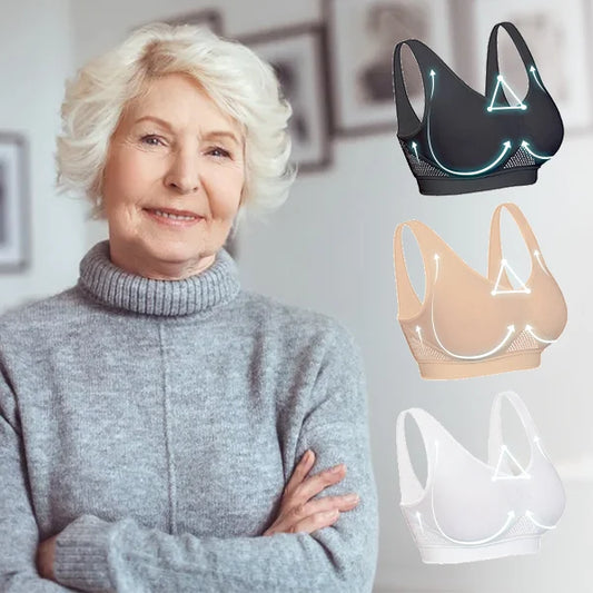 🎄Christmas Hot Sale 49% OFF🔥Breathable Cool Liftup Air Bra😀Buy 1 get 1 free