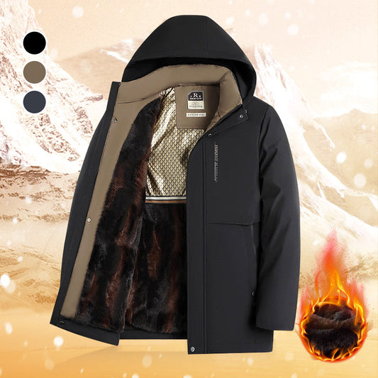 🧥❄️Winter Sale 70% OFF! ✨ Men’s Thermal Hooded Parka Coat - Windproof & Water-Resistant Winter Jacket with Multiple Pockets for Extreme Cold ❄️🛡️