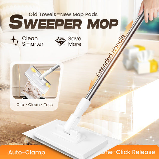 🔥Last Day Sales 70% OFF🔥Disposable Dust Mop with 4 Reusable Cloths