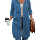⏰Early Autumn Sales 49% OFF🍂Women‘s Casual Zip up Fleece Long Hoodies