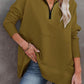 🎉2026 Hot Sale 60% OFF💞🔥Women's Half Zip Sweatshirt Hoodless Hoodie Stand Collar Top