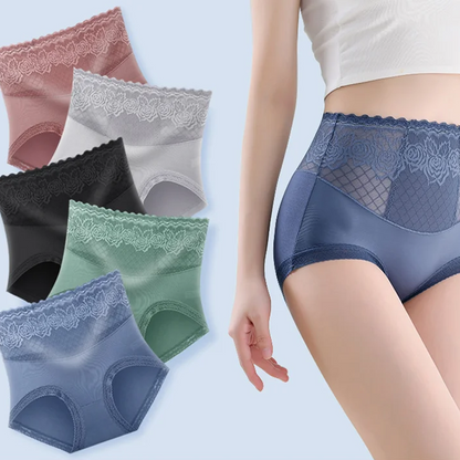 🎁45%OFF🎀High Waist No Trace Lace Hip Lift Panty