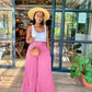 🔥2024 Summer OutfitsPlus🌊Women's Pocket Pleated Wide Leg Pants