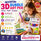 🎁59% OFF🔮Magic Pen – Draw 3D with one stroke!🎄 DIY Bubble Popcorn Drawing Pens 🔥