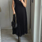 🔥Summer Limited Sale🔥Sleeveless pleated simple solid color dress