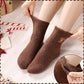 🎁New Year Special Deals £9.99!!⚡Buy 1 Get 3 Pairs⚡50K+ SOLD!💖Women's Cute Warm Highland Cow Embroidered Plush Socks