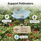 🔥Limited Sale 70% OFF🌸Flower-Shaped Ceramic Bee Watering Station🐝💧
