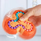 💥Extremely popular toy💥Fidget Spinner + Six-Sided Rotating Cube 2-in-1, Magic Bean Fun Educational Toy