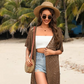 🔥This Week's Special Price: £14.99!!😍Women’s Oversized Knit Cardigan – Lightweight Crochet Tassel Kimono for Spring & Summer 🌸