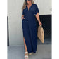🔥BUY 2 GET 30% OFF💗Slit v-neck effortless maxi long dress