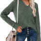 💖LAST DAY SALE 50% OFF✨Women's V Neck Long Sleeve Solid Sweater