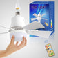 ⏳LAST DAY SALE 60% OFF🔥SmartBreez™ 40W LED Ceiling Fan Light – 20.5” Ultra-Quiet with Remote 🎯 | E27 + FREE B22 Adapter 🔌 | For Bedroom 😴, Kitchen 👩‍🍳 & Garage 🛠️ – UK Ready! 🇬🇧