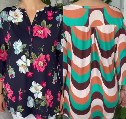 🔥BUY 2 GET 10% OFF💕Summer printed short sleeve women's t-shirt