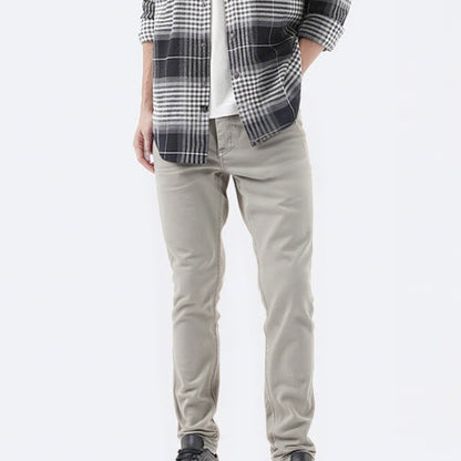 🖤New Year 50% OFF 🖤 Men’s Casual Slim-Fit Solid Color Pants+Belt ❄️