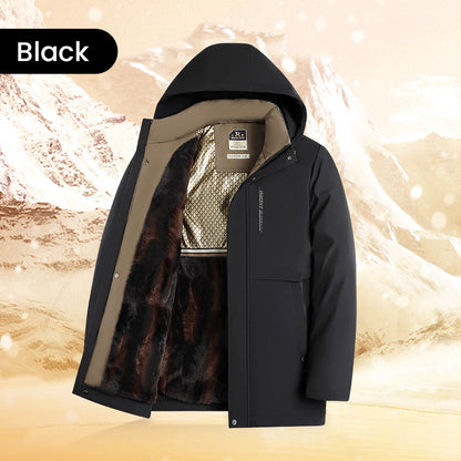 🧥❄️Winter Sale 70% OFF! ✨ Men’s Thermal Hooded Parka Coat - Windproof & Water-Resistant Winter Jacket with Multiple Pockets for Extreme Cold ❄️🛡️
