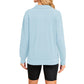 🎉2026 Hot Sale 60% OFF💞🔥Women's Half Zip Sweatshirt Hoodless Hoodie Stand Collar Top