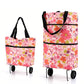 BIG SALE 50%OFF🛍️2-in-1 Foldable Shopping Cart – Carry More, Roll Easier