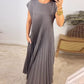 🔥Summer Limited Sale🔥Sleeveless pleated simple solid color dress