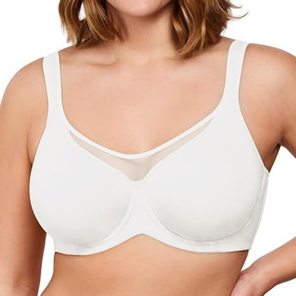 ⌛LAST DAY SALE ONLY ￡7.99!💐Women's Elegant Sheer Full Coverage Plus Size Bra