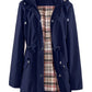 🧥Last Day 50% OFF🌧️Women's Checkered Lining Waterproof Windbreaker🍃🧥