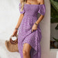 🌈2026 Summer Hot Sale 50% OFF!✨Square Neck Floral Midi Dress🌸