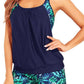 🏖️🩱2026 Hot Sale 70% OFF🌼Sexy Leopard Cross Back Two-Piece Tankini Swimsuit