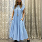 🔥Summer Limited Sale🔥Sleeveless pleated simple solid color dress