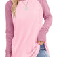 2025 Fall New✨Womens Tunic Tops to Wear with Leggings Long Sleeve Thumb Hole Shirts Crew Neck Curved Hem