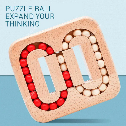 💥Limited-time offer: £9.99💥Rotating Magic Bean Fingertip Toy Wood Puzzles For Adults Kids IQ Games