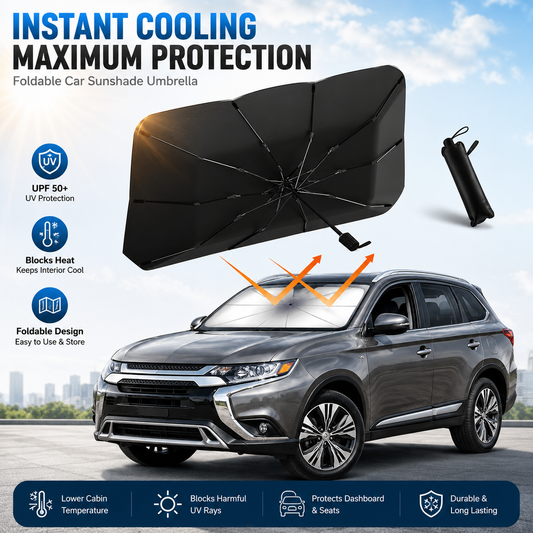 🏆LAST DAY SALE 49% OFF🚗Car Windshield Sun Shade – Foldable, Heat-Blocking ☀️