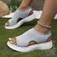 ⏳LAST DAY SALE 60% OFF!🔥🔥Women's Breathable Knit Platform Sandals