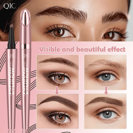 💞BUY 1 GET 1 FREE✨💧 Waterproof Micro-Fork Eyebrow Pencil, Long-Lasting Brow Pen for Natural Hair-Like Strokes