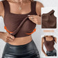 🏆Last Day Special Price ￡9.99!!💐Women's U Neck Tank Tops with Built-In Bra